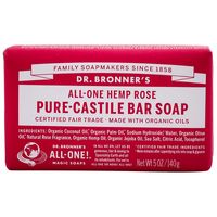 Dr. Bronner's Pure Castile Soap Bar - Rose